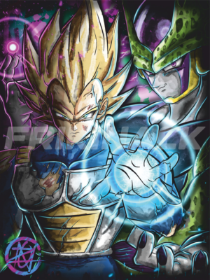 VEGETA VS CELL