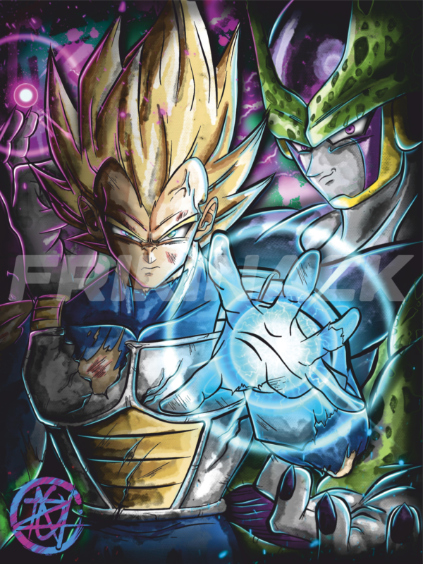VEGETA VS CELL
